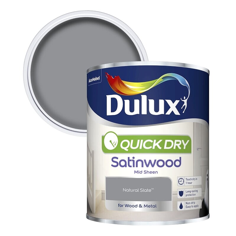 Dulux Retail Quick Dry Satinwood 750ml All Colours EBay